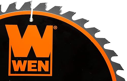 Miniatura 7 de WEN BL1080 - Hoja de sierra profesional para carpintería con punta de carburo de 80 dientes de 10 pulgadas para sierras ingletadoras y sierras de