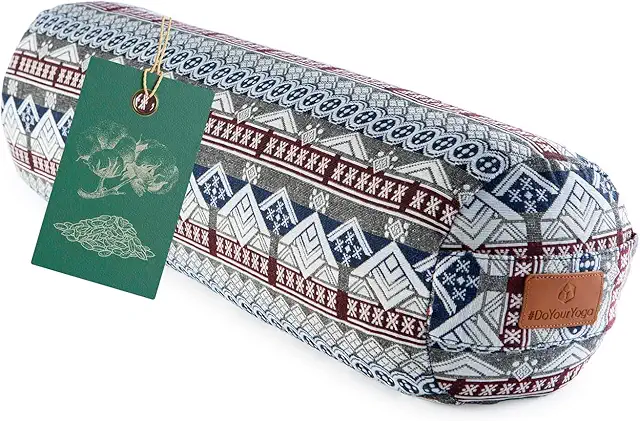 Cojín Yoga Rodillo Krishna para Yin Yoga y Pilates - Almohada Meditación