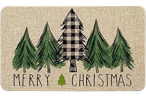 Artoid Mode Merry Chrismas Holiday Low-Profile Indoor/Outdoor Doormat