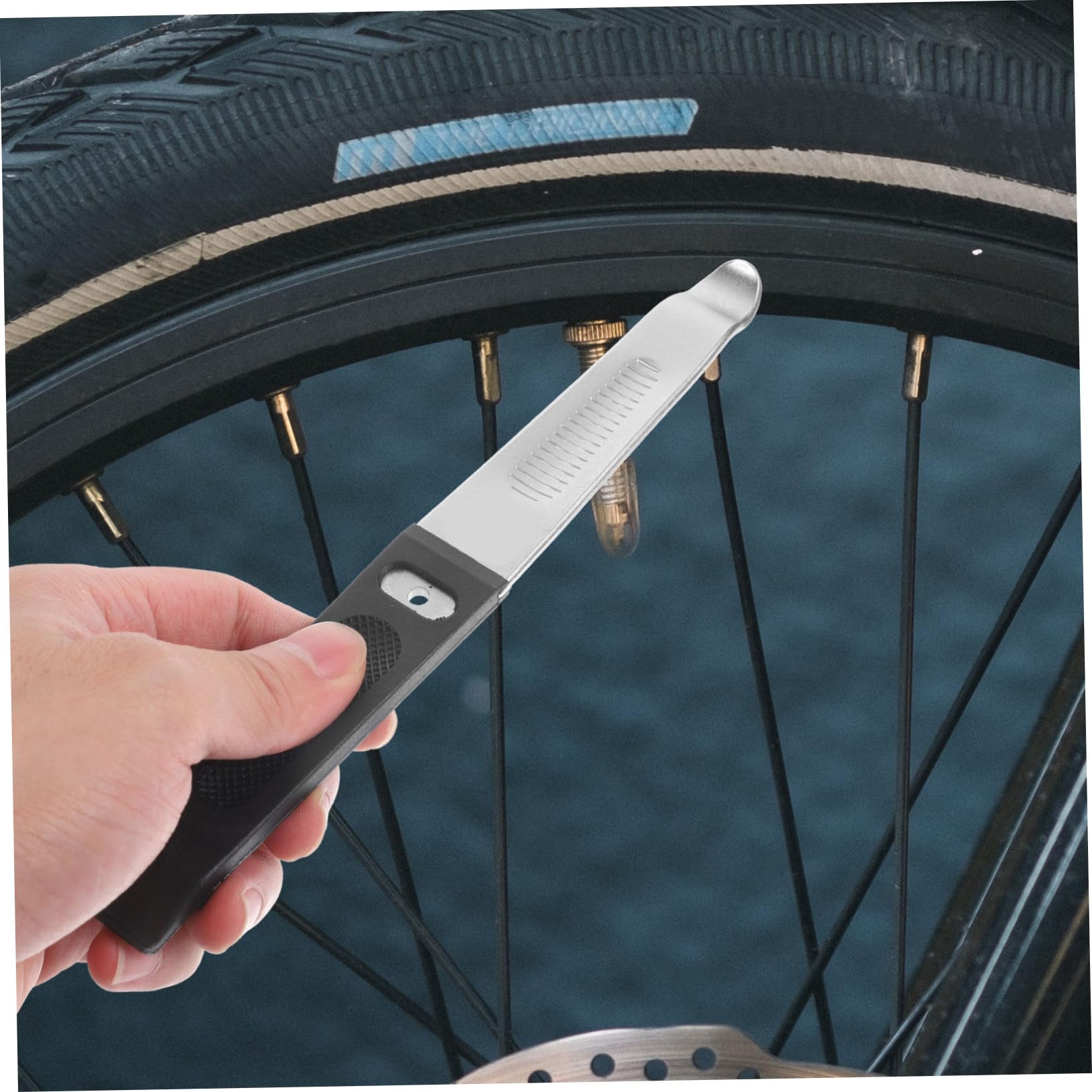 Kisangel 3St Heimtrainer Fahrrad Reifenlöffel Werkzeug zum Entfernen von Fahrradreifen Fahrradreparaturhebel Reifenheber Werkzeug zur Reifenreparatur Reifenstange Reparierwerkzeug Innenrohr
