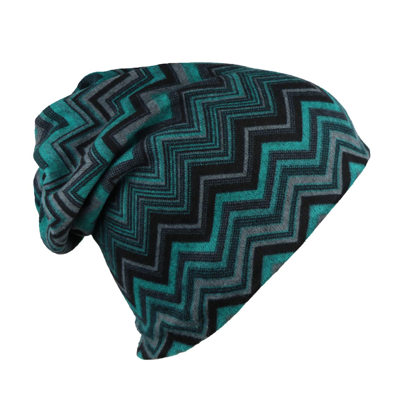 Men's Women's Unisex Cotton Blended Slouchy Summer Skull Beanie Cap (7027, Free Size)-image-2