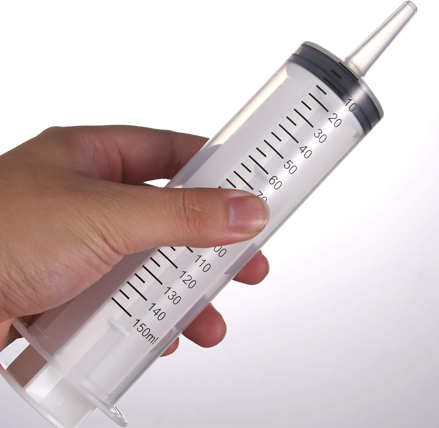 2 Pack Large Syringes set(150 ML) ，Big Syringes Large Plastic Garden Industrial Syringes for Scientific Labs, Measuring, Watering, Refilling, Filtration Multiple Uses : Industrial & Scientific