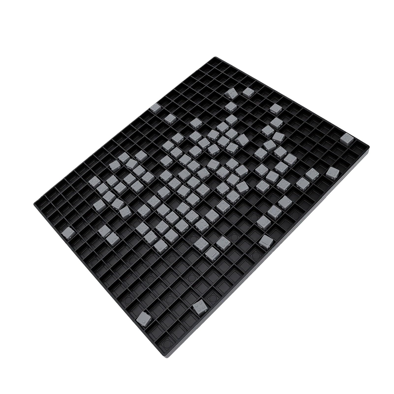 SUNGOOYUE Tablica do Nauki Matematyki Braille'a z 100 Kostkami i płytą ze