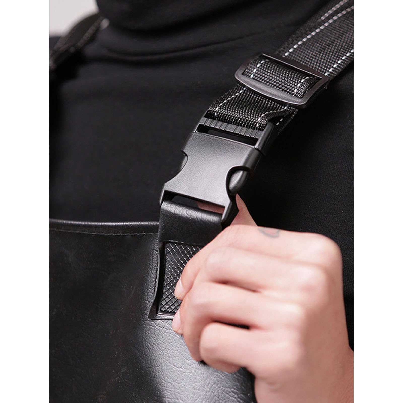 ENEN Trampolieri da Pesca per Uomo e Donna, Waders Pesca a Mosca Traspirante PVC con Tracolla Regolabile Impermeabili Scafandro in Neoprene con Stivali 36-47 (36,117 Mimetica foglia)