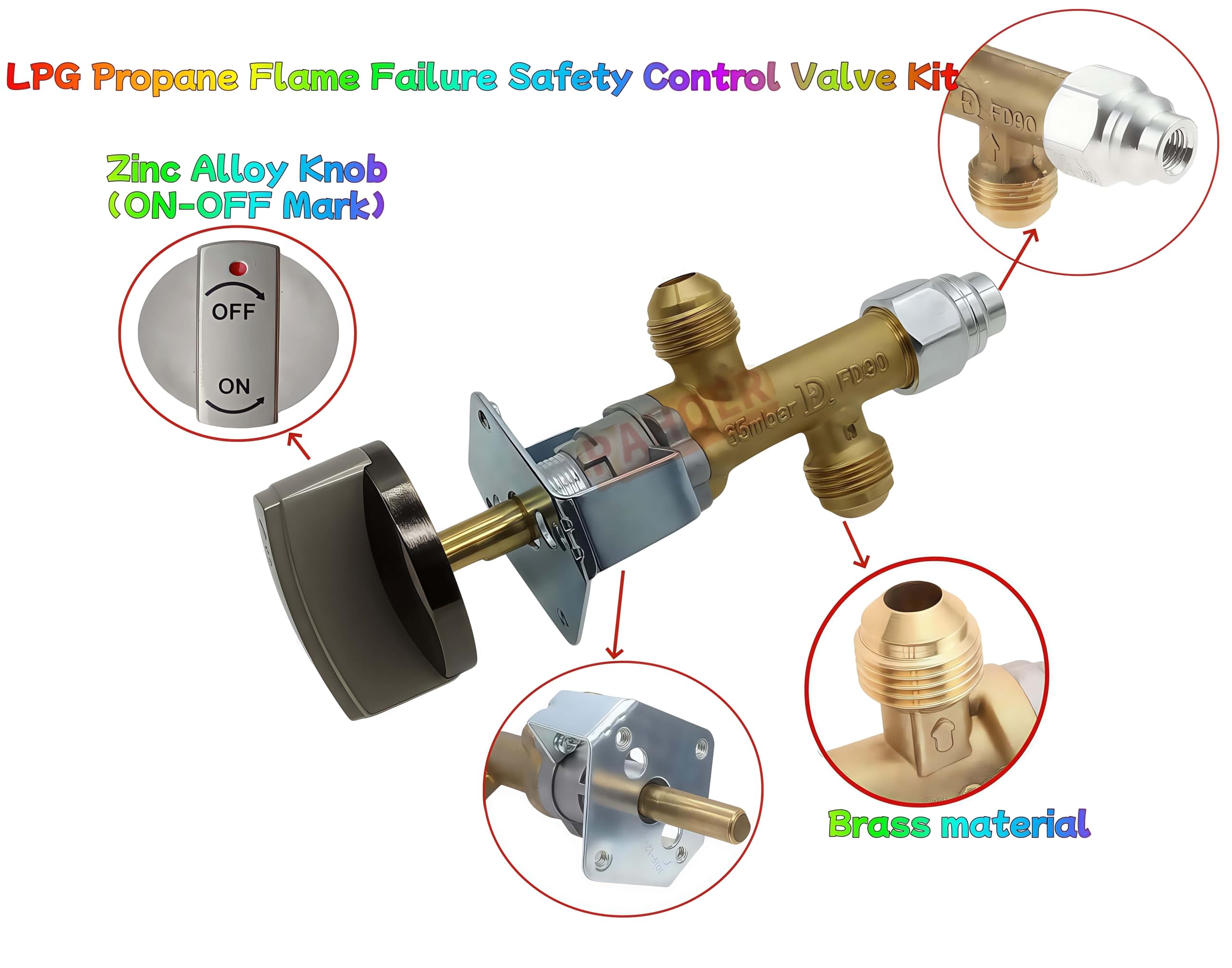 あぶデブ Amazon.com: PAHQER 67385 472966 Propane Flame Failure Safety Valve