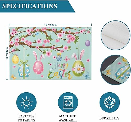 Vista 633 de Juego de 6 manteles individuales rojos para el día de San Valentín, diseño de corazón de San Valentín, resistentes al calor, lavables, manteles