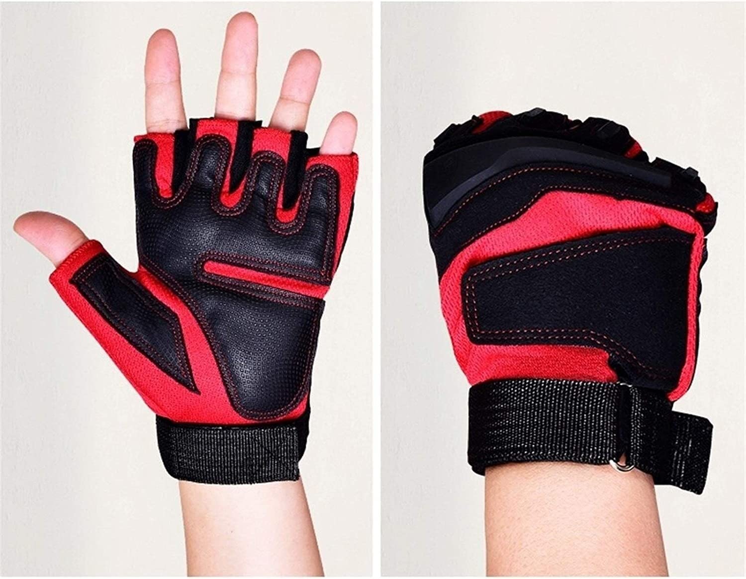 Gants de Cyclisme Gants De Cyclisme De Sport Demi-Doigt pour Hommes Respirants VTT Gants De Cyclisme De Course sur Route Gant Velo (Color : Blue, Size : XXL)