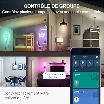 Sengled LED Alexa Light Bulb E27 Multicolor, Smart Bulbs that Work with Alexa Google Assistant IFTTT, Alexa Colour Changing Light Bulb, WiFi Light Bulb Dimmable 7.8W 806LM, Energy Efficient, 2 Pack
