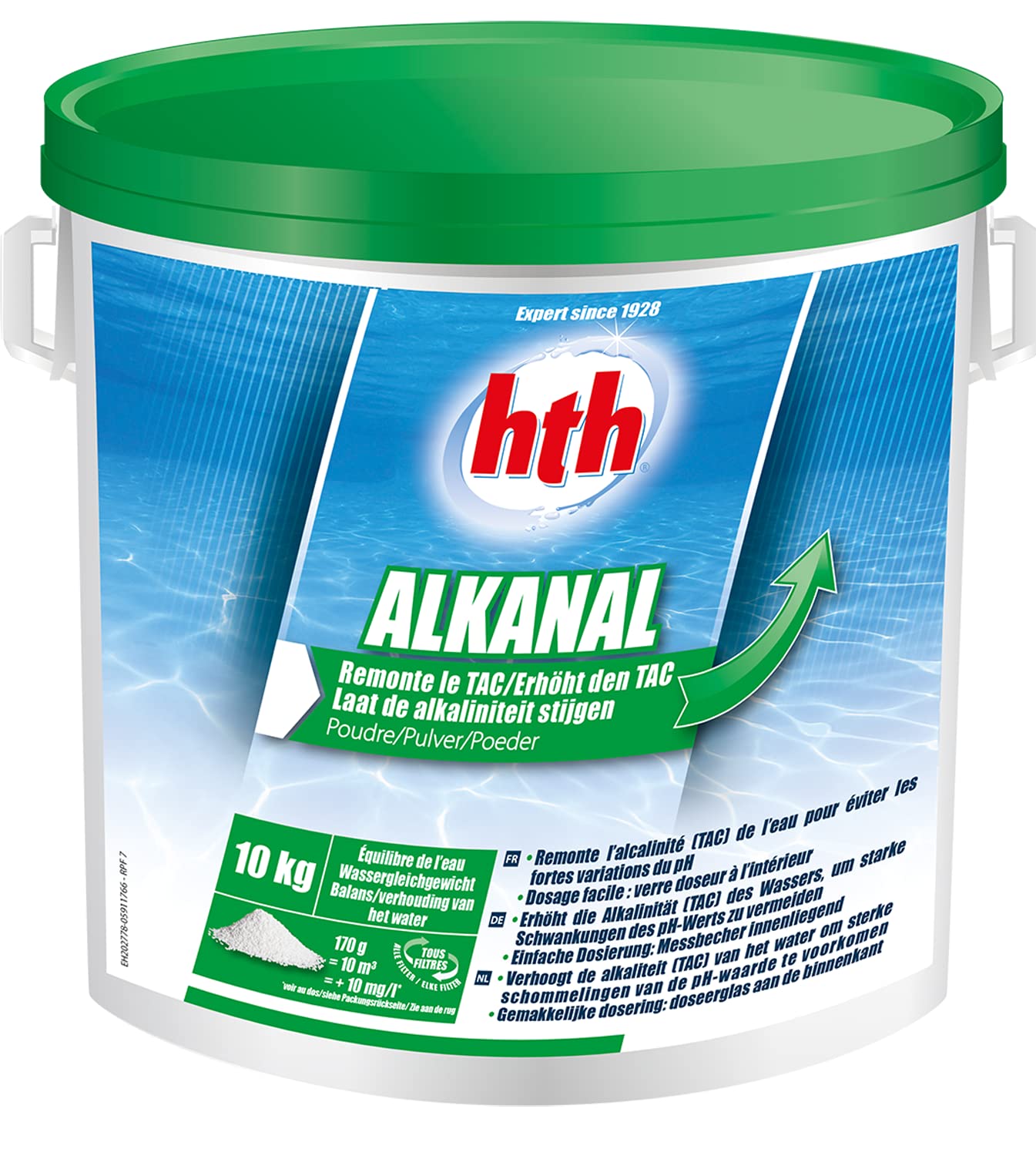 hth Alcanal : Augmente l'alcalinité (TAC)