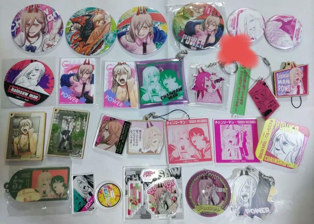チェンソーマン　プレミア　パワーのグッズ19個セット Amazon.co.jp: チェンソーマン パワー 原作 グッズ まとめ XP7D : おもちゃ