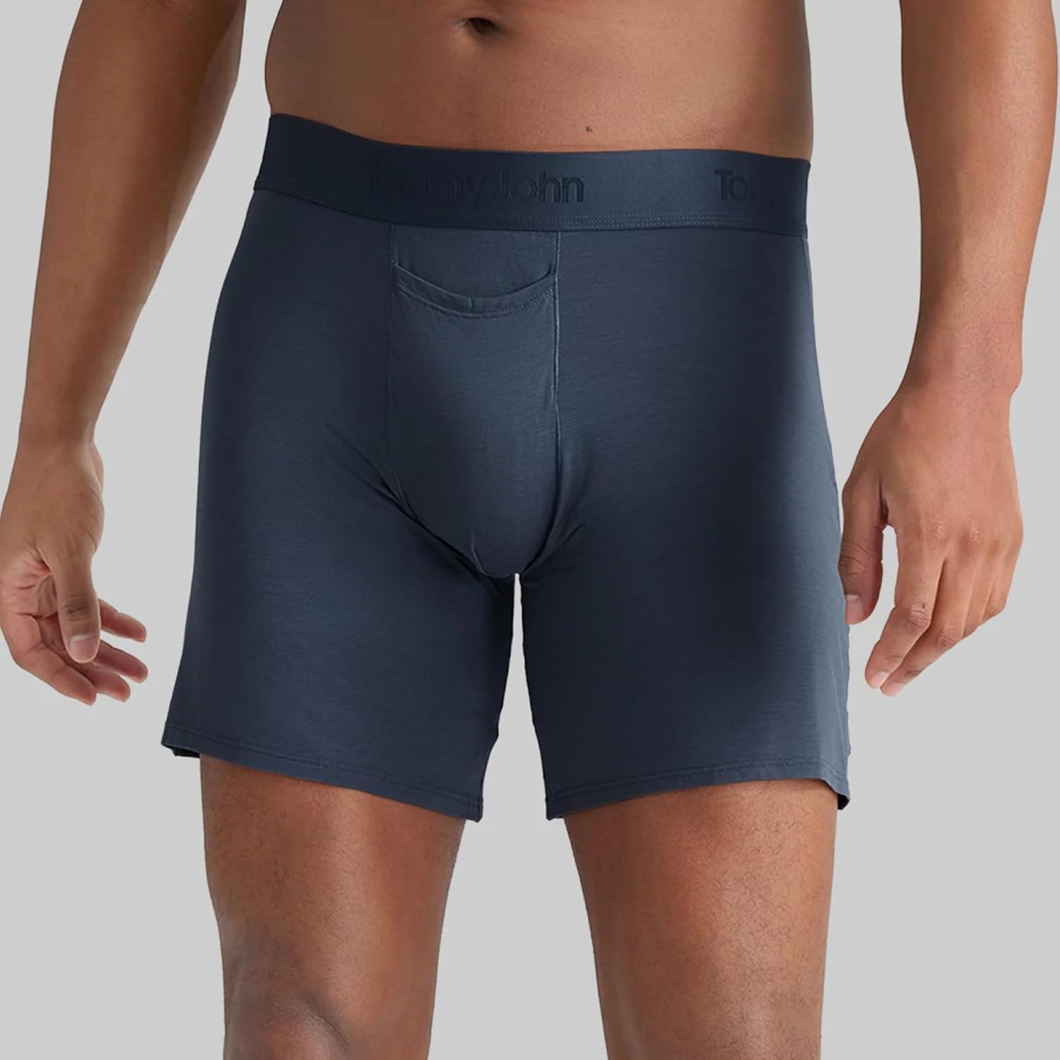 Tommy John Second Skin Relaxed Fit 6" Boxer - 3 Pack, Luxurious Modal Stretch Fabric, Non-Pilling, Comfortable Contour Pouch - Image 2