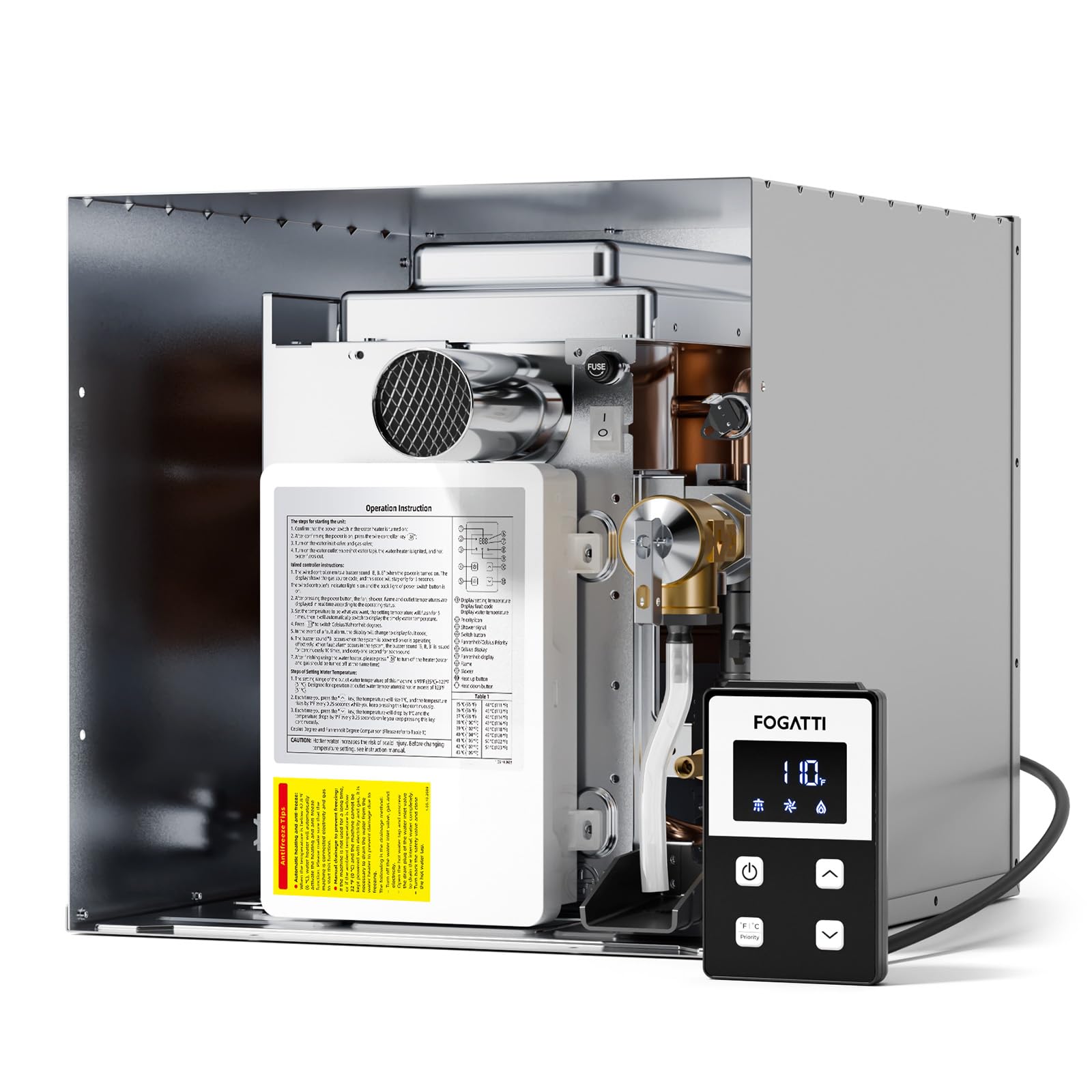 FOGATTI RV InstaShower 7 Tankless Water Heater