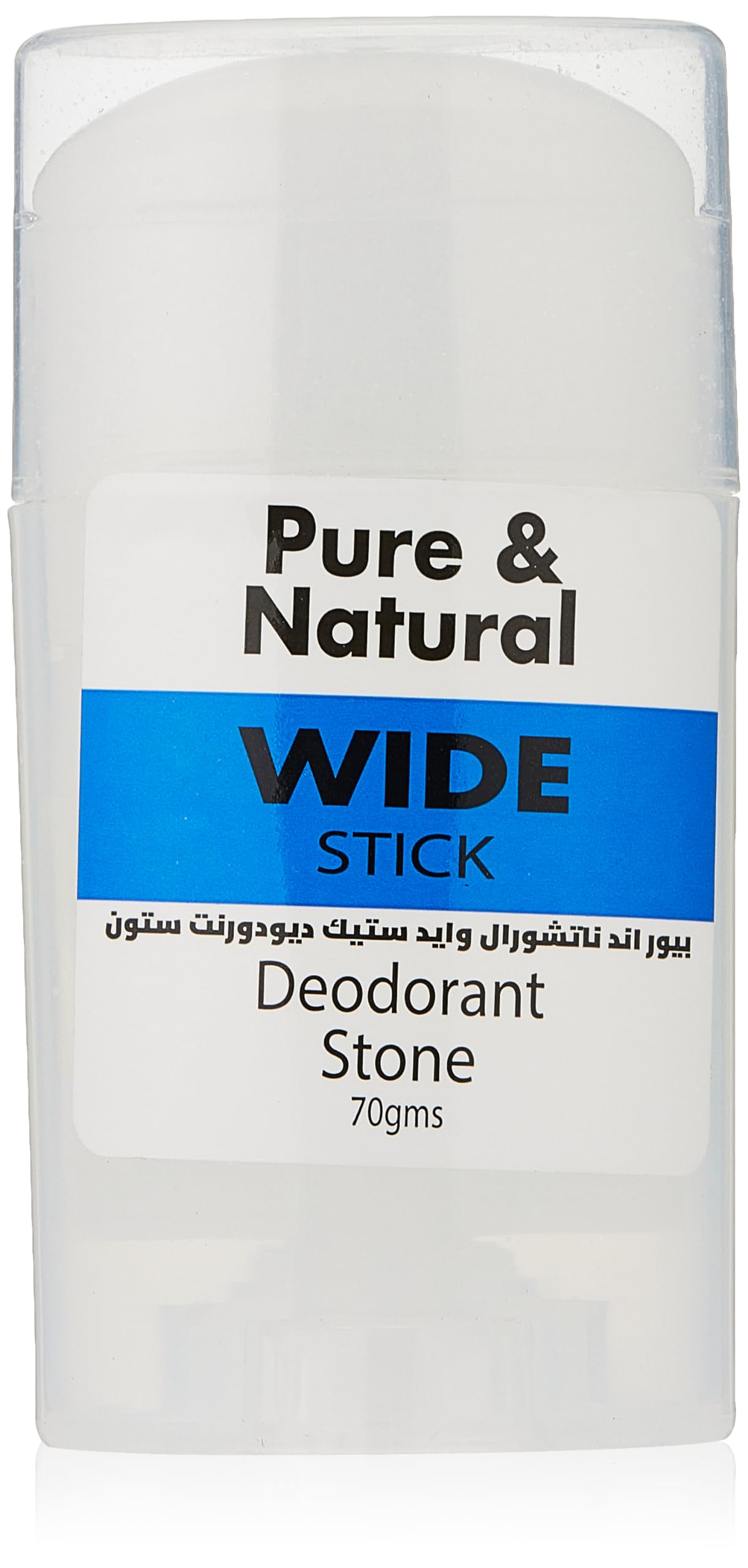 Thai Crystal PURE AND NATURAL Pure & Natural Deodorant Wide Stick, 70 gm
