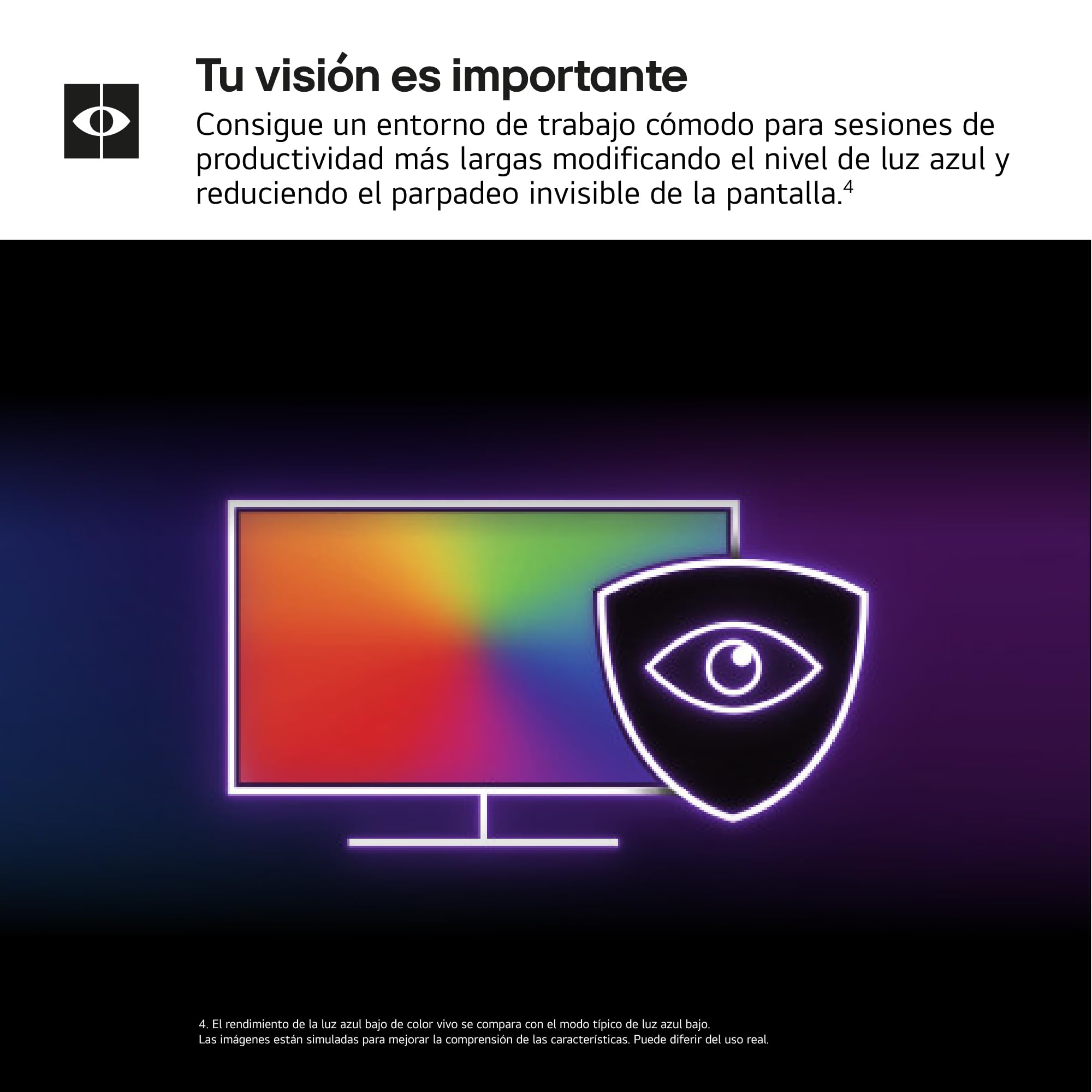 LG 27US500-W - Monitor 4K UltraHD 27", Panel IPS 3840x2160 (16:9), HDR10, Super Resolution+, DCI-P3 90%, 2× HDMI 2.0 y DisplayPort 1.4, 60 Hz, 5 ms, Inclinación Ajustable, Blanco