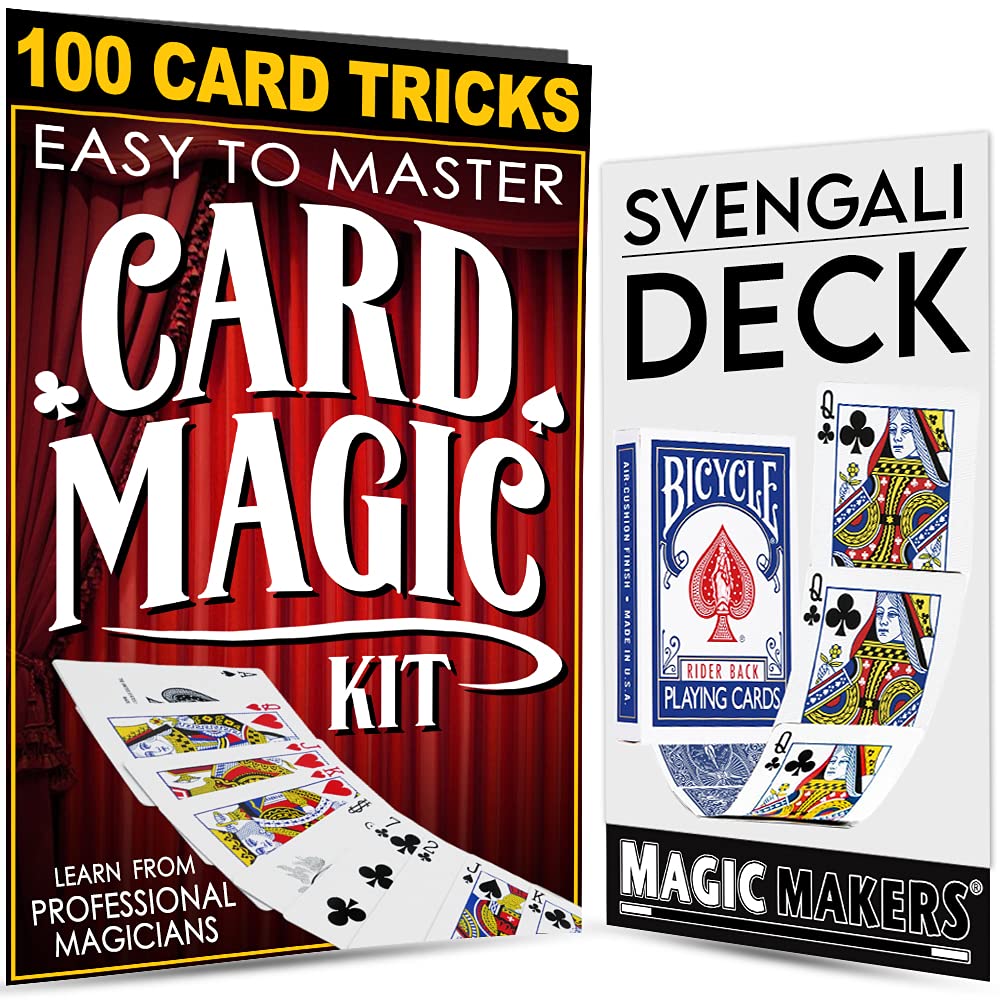Amazon.com: Easy to Master Card Tricks and Bicycle Svengali Magic Deck :  Toys & Games