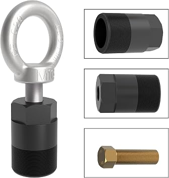 91-849154T1 Flywheel Puller Removal Tool 91-90455-1 Lift Ring Set Compatible with Mercury Mariner Force Yamaha Outboard Flywheel Puller Lifting Eye Tool, 4PCS
