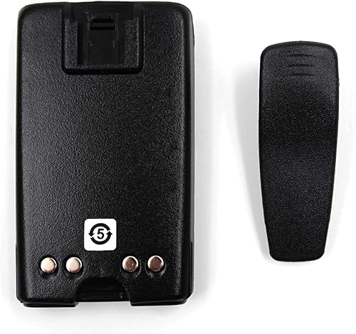 Miniatura 4 de Paquete de 4 baterías de repuesto para radios Motorola Mag One BPR40 A8 PMNN4071 PMNN4071A PMNN4071A PMNN4071AR Walkie Talkie con clip para cinturón