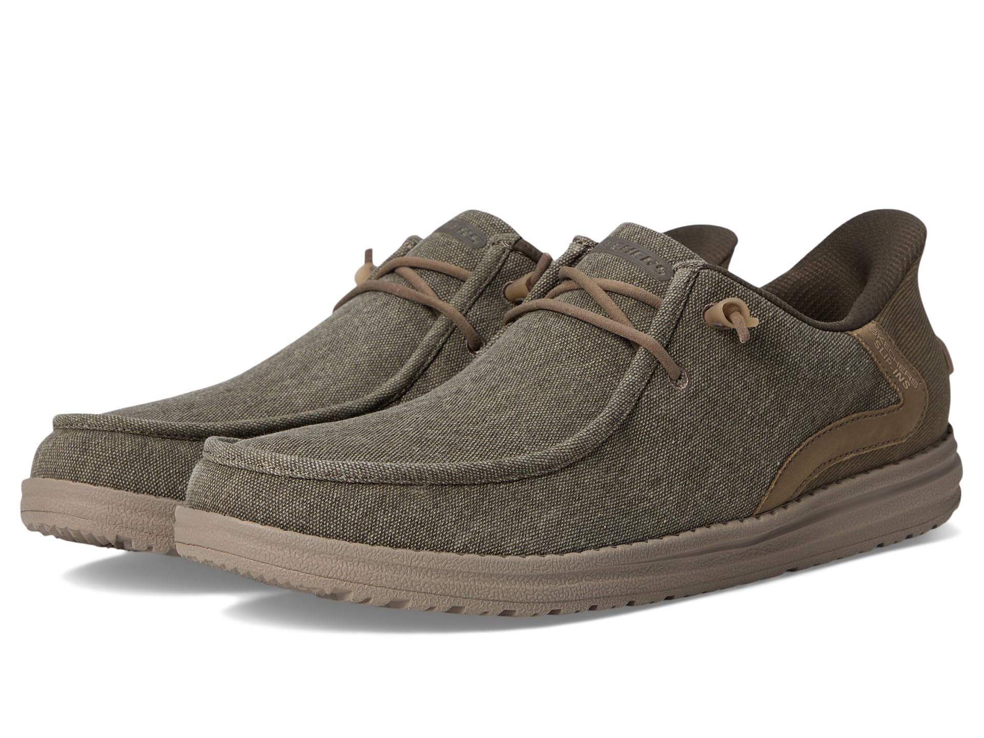 Skechers Men's Melson-Coronado Sneaker, Khaki, 10 UK