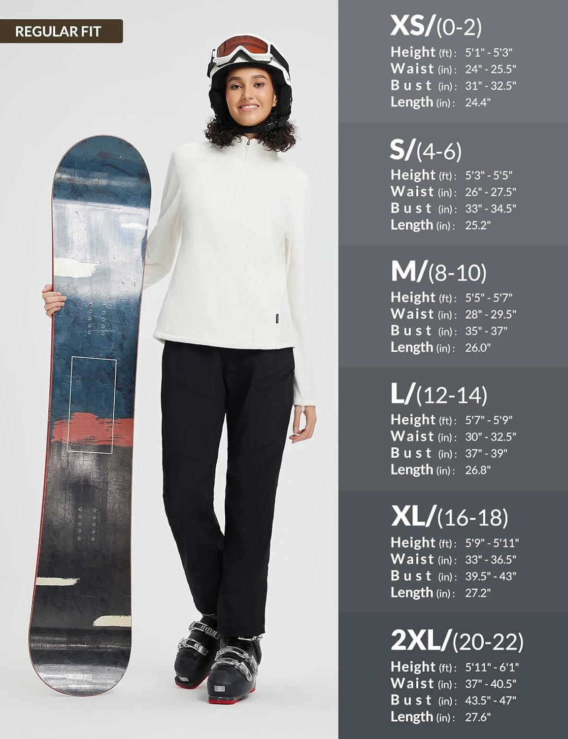 baleaf Women's Fleece Quarter Zip Pullover Long Sleeve Thermal Tops Cold Weather Hiking Running Gear with Kangaroo Pocket - Image 7