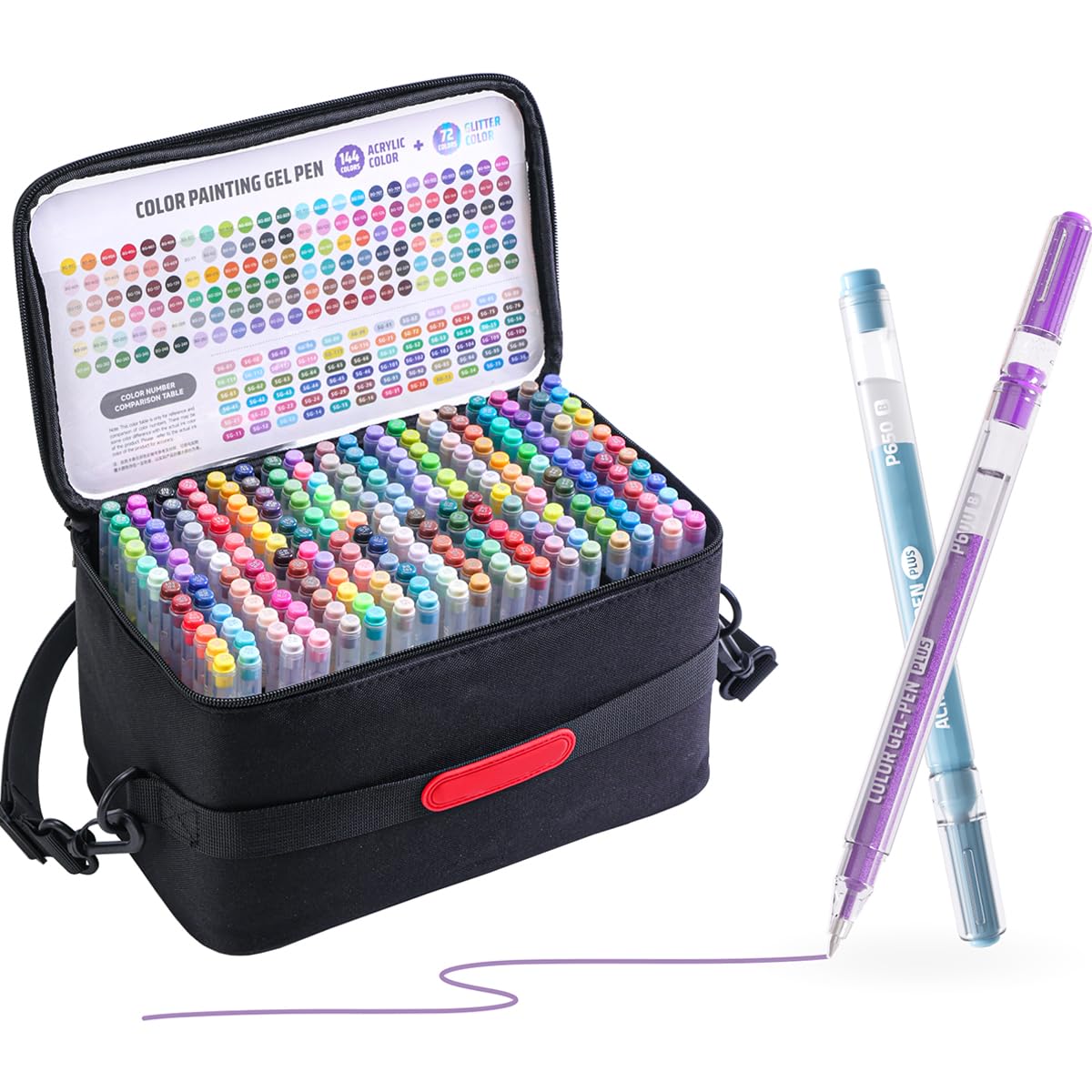 Amazon.com: Yolaka 216 Pack Acrylic Gel Pens with Glitter Gel Pen Amazon.com: Yolaka 216 Pack Acrylic Gel Pens with Glitter Gel Pen