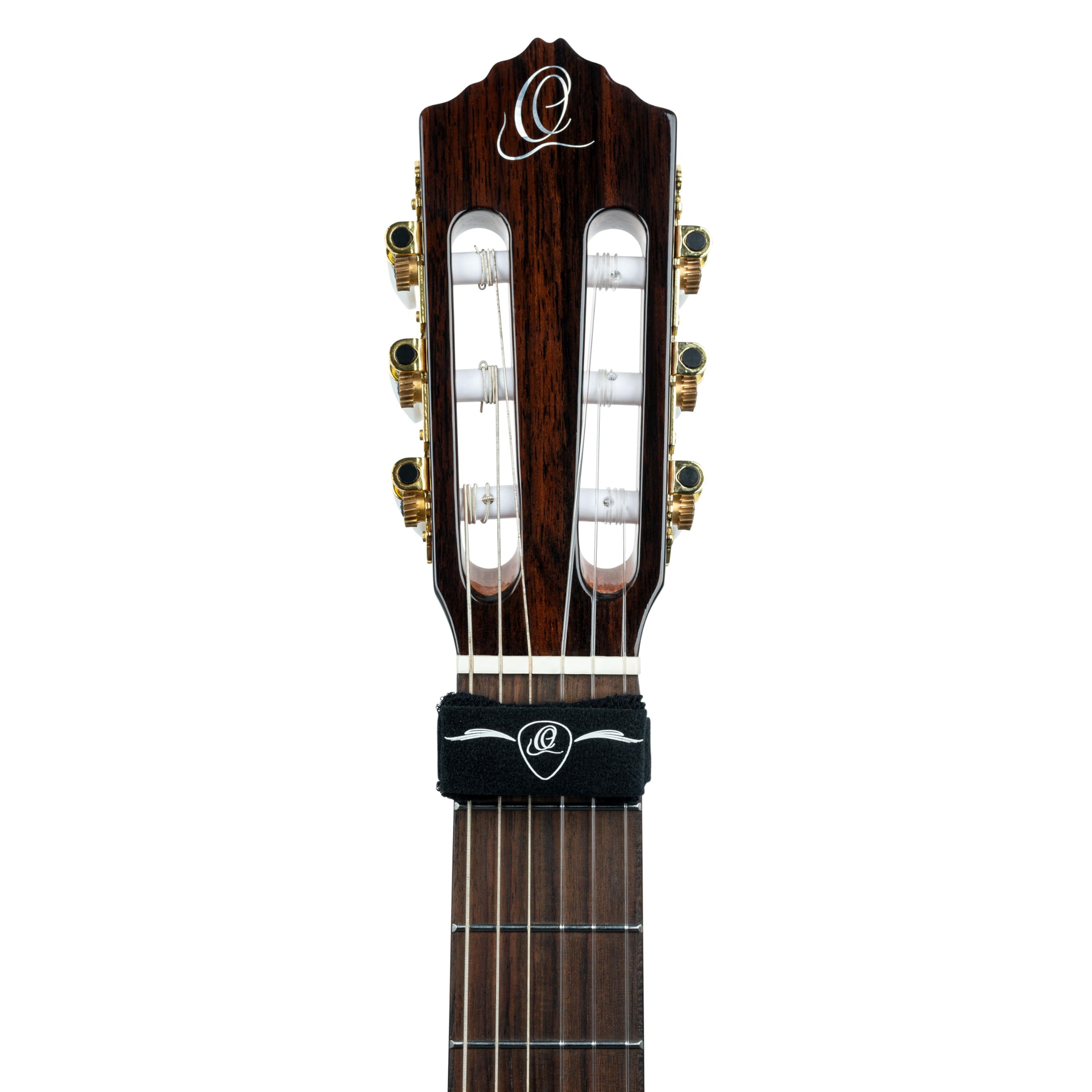 Ortega Guitars String Mute Accessory - Medium Size - for Bass Classical Guitar - Nylon, Black (OSMU-M), Schwarz - Image 3