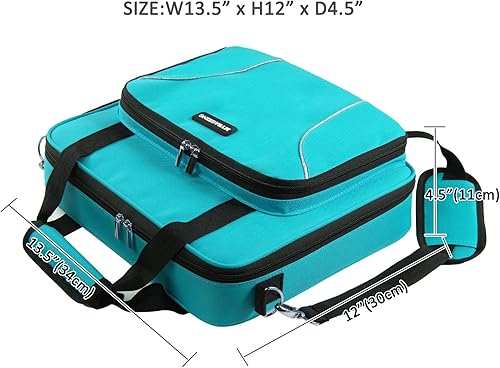 Miniatura 8 de Bolsa de bordado grande - Bolsa de proyectos de bordado - Organizador de suministros de punto de cruz - Bolsa de kits de bordado - Bolsa de