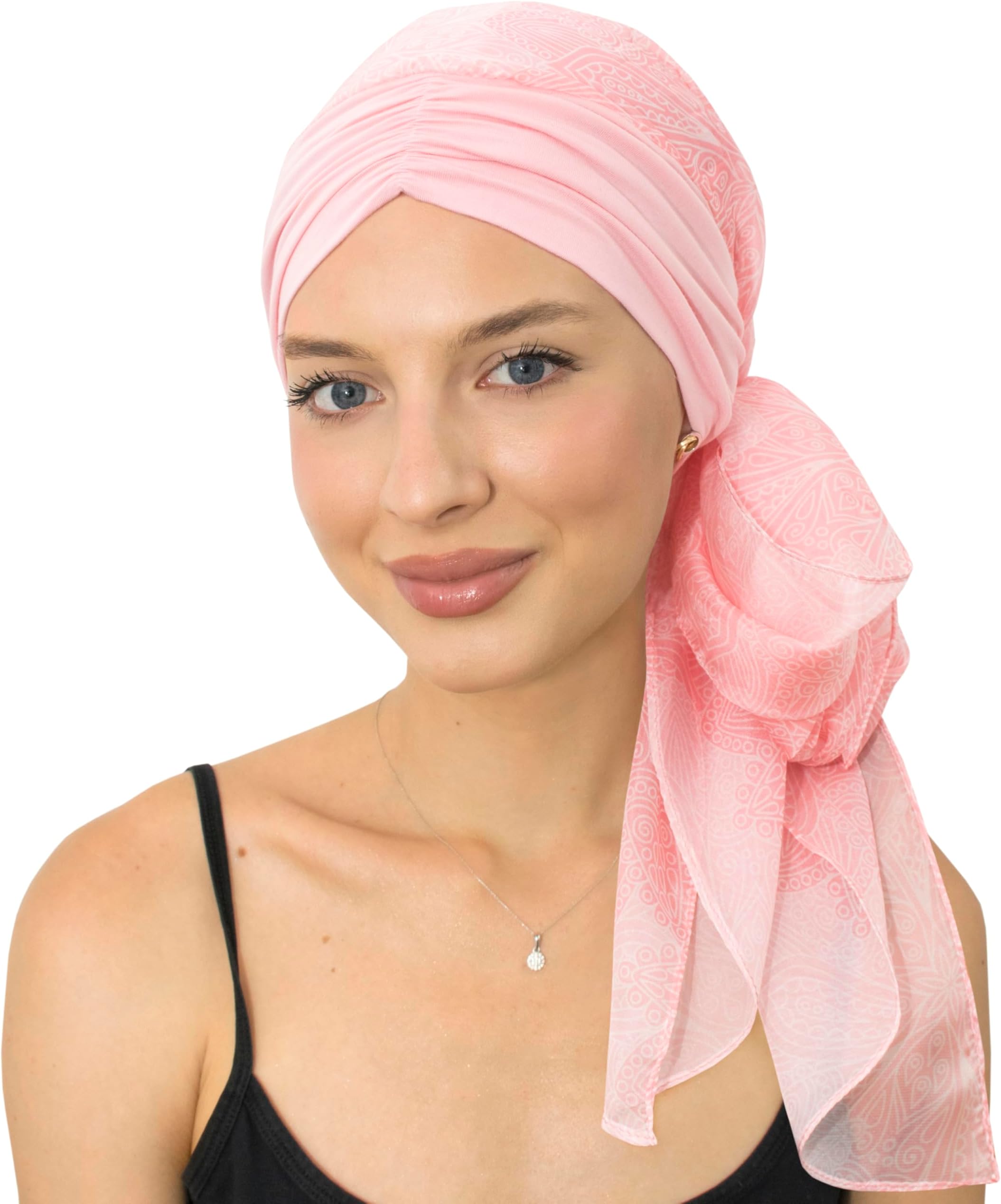 Chemo Headwrap for Women Turban Headwear for Cancer Patients Skull Cap Hair Loss Cover Lightweight Head Covering Hat