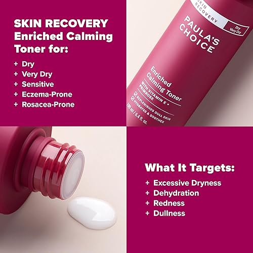 Miniatura 4 de Paula's Choice Skin recovery, tonificante calmante para piel sensible y seca propensa a la rosácea, 6.4 oz
