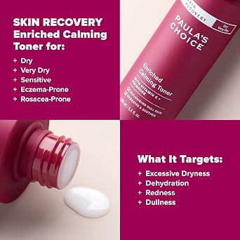 Paula's Choice Skin Recovery Calming Toner for Sensitive Skin, 6.4 Fl Oz
