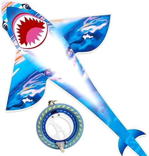 Miniatura 8 de Large Kites for Kids and Adults,Easy to Fly Single Line Kite for Beginners, Perfect for Beach & Park Trips with 300ft String Handle