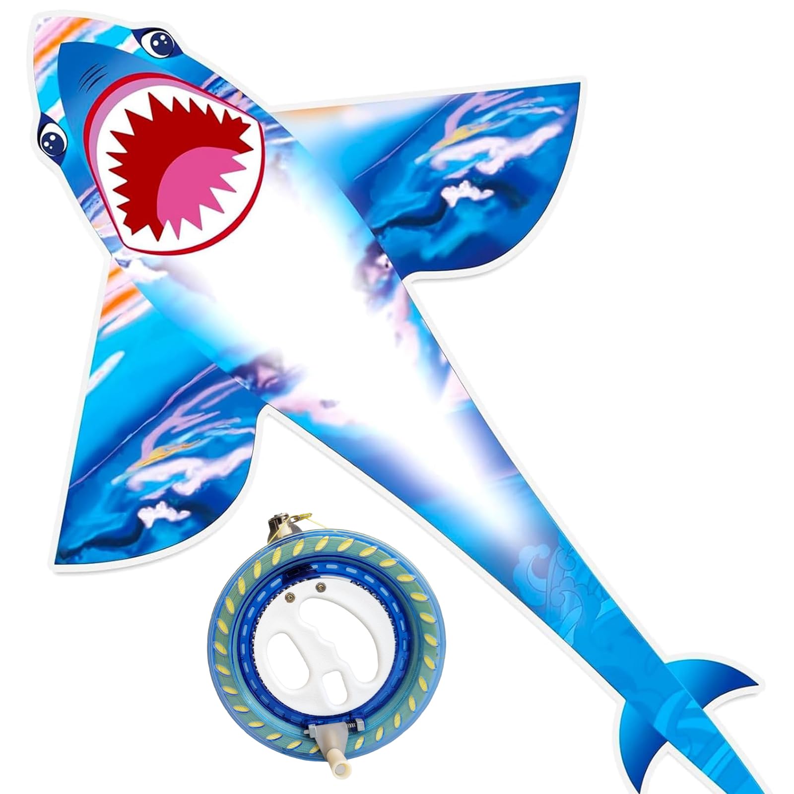 Kites for Kids and Adults, Easy to Fly for Beach, Single Line Kite Set for Beginners