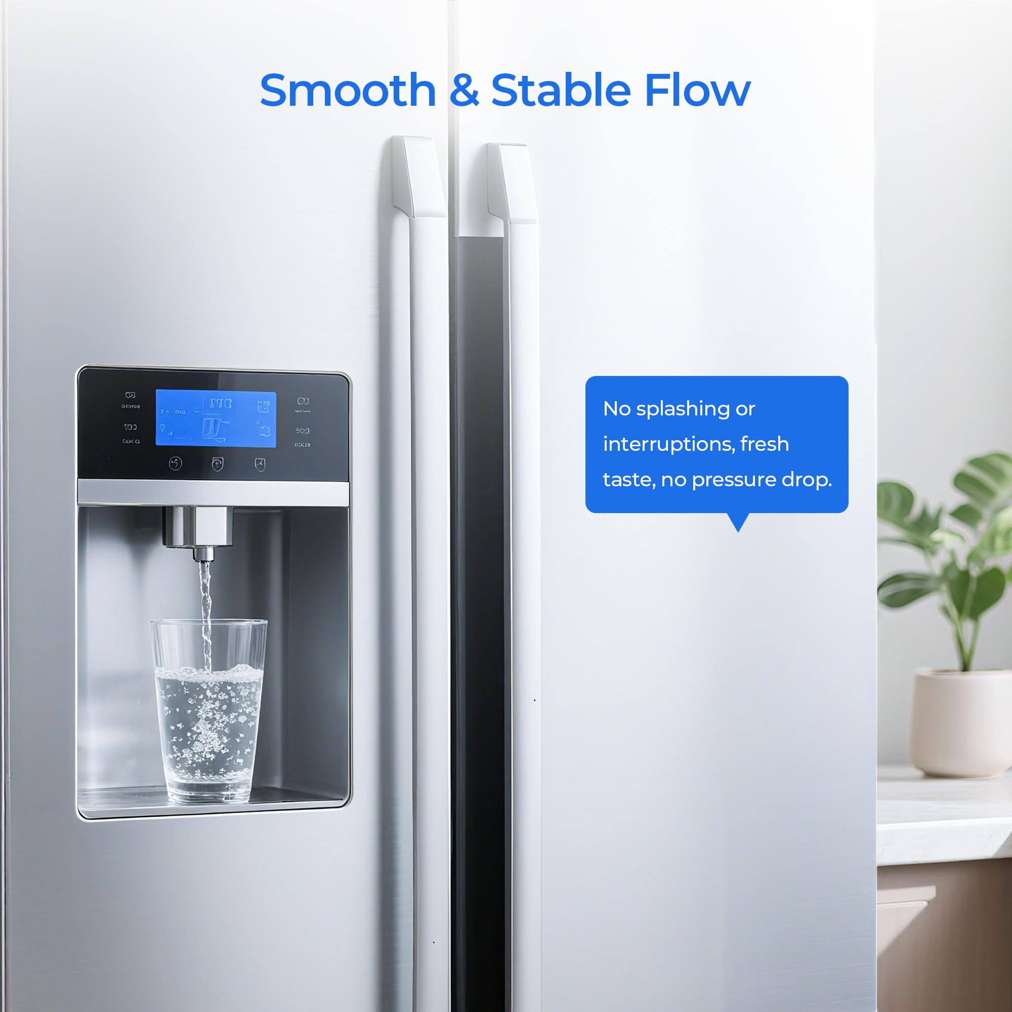 4874960100 Water Filter Replacement for Blomberg Beko 4874960100 Water Filter white 1 Pack — view 7