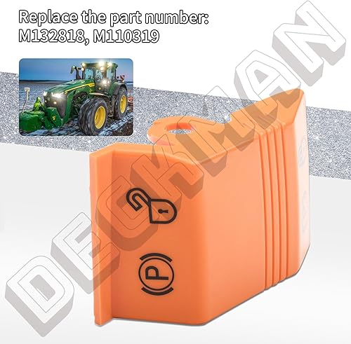 Miniatura 3 de DECKMAN Mango de freno de estacionamiento M132818 para tractor John-Deere 325 335 345 355D G100 GT235 GT242 GT245 GT262 GT275 LX178 LX266 LX277