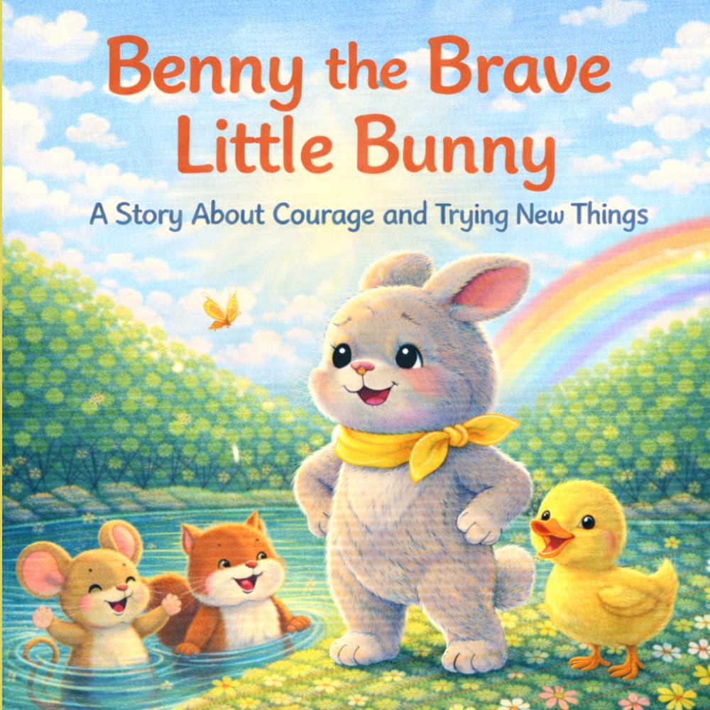 Benny the Brave Little Bunny: A Story About Courage and Trying New Things