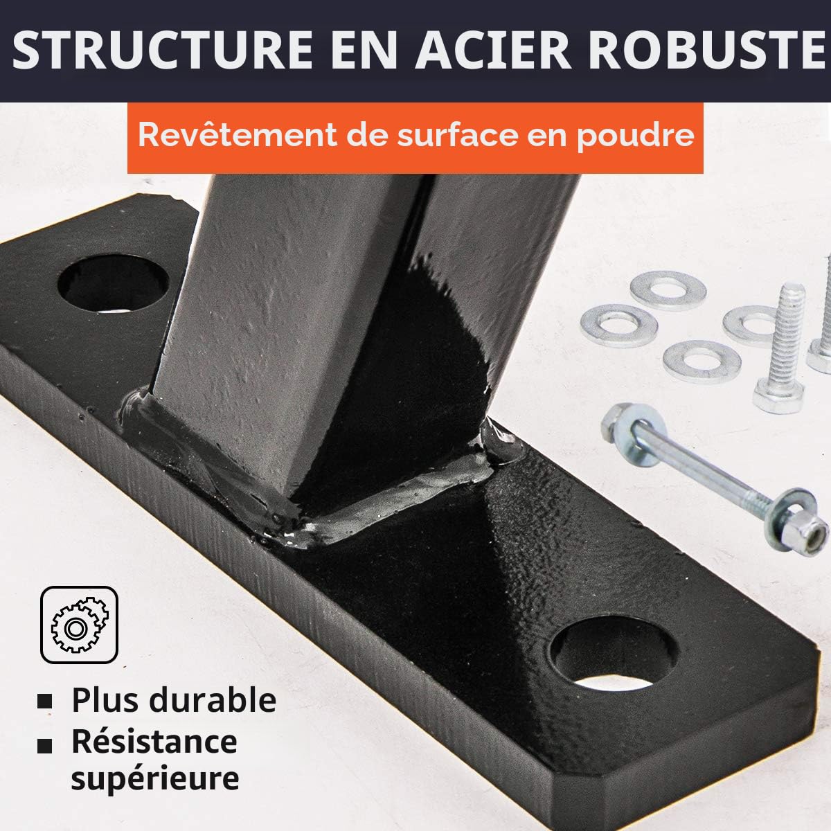 ELITEWILL Pro Hi Hitch Attelage de remorque pour Tondeuse à Gazon/Tracteur de Jardin, Compatible avec Les tondeuses autoportées John Deere, Cub Cadet, Husqvarna, Craftsman