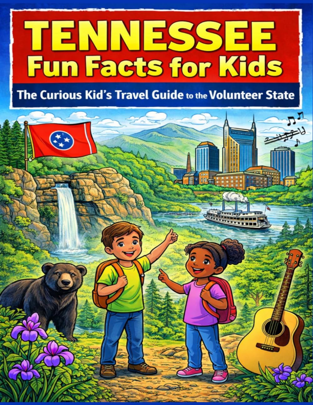 Tennessee Fun Facts for Kids: The Curious Kid’s Travel Guide to the Volunteer State (The 50 States Fun Facts for Kids Series)