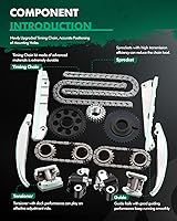 Vista 3 de SCITOO Kit de cadena de distribución para 2003 2004 NAPA90387S para Ford para Mustang para Lincoln Aviator Mercury Marauder 4.6L
