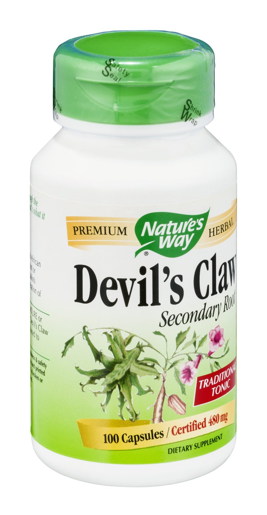 Nature's Way Devil's Claw Root - 100 Vegetarian Capsules