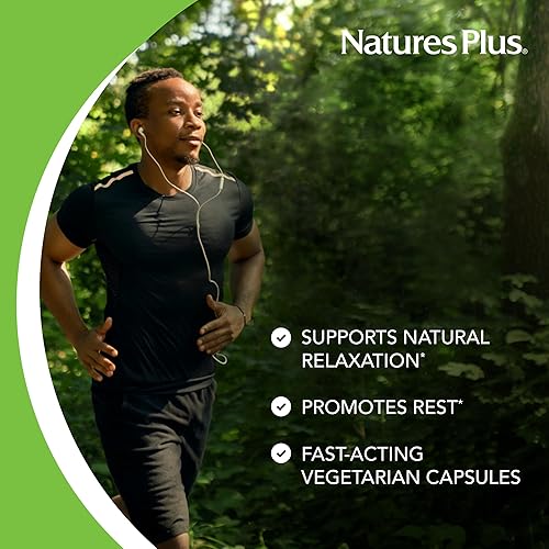 Miniatura 4 de Natures Plus Herbal Actives Passion Flower - 250 mg, 60 cápsulas veganas - Promueve la calma natural - Vegetariano, sin gluten - 60 porciones