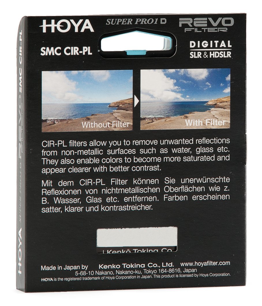 Hoya REVO SMC Filtro Polarizzatore Circolare – 40,5mm, Rivestimento Sottile, Antimacchia, Per Obiettivi - 2