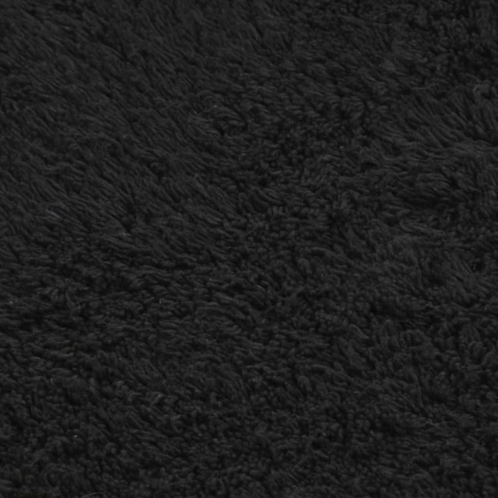 Gecheer Set di tappetini da bagno, 3 pezzi, set di tappeti da bagno, tappetino da bagno con telaio e tappetino per WC, in cotone, antistatico, facile da pulire