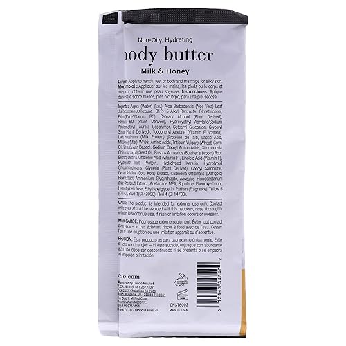 Miniatura 2 de Cuccio Naturale Luxury Spa - Mantequilla hidratante no grasa, leche y miel para unisex, 0.7 onzas de mantequilla corporal