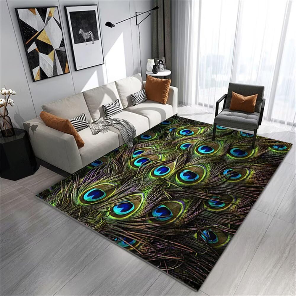 Tapis garçon chambre joueur 180X280Cm | Espace de jeu bleu et gris doux