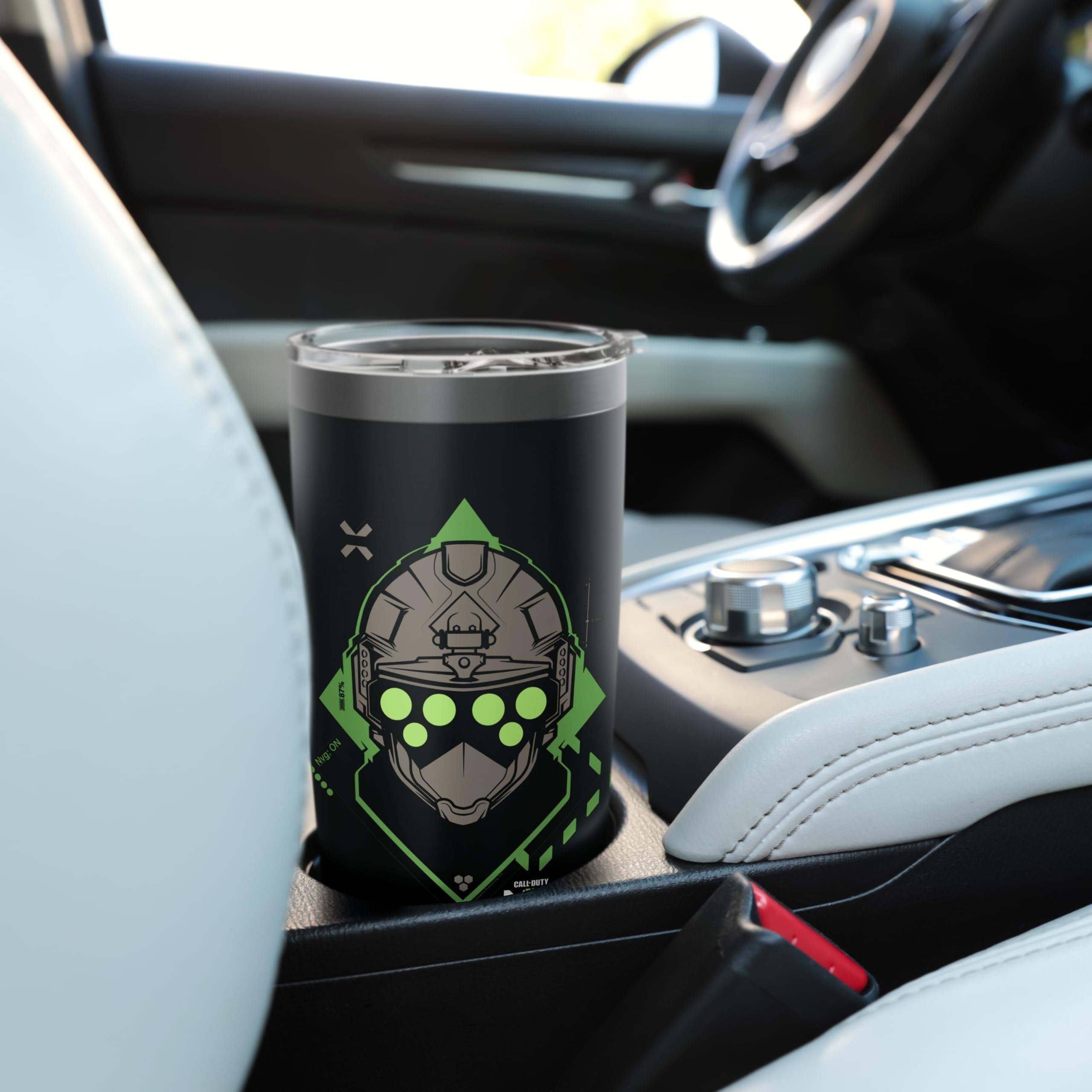 Call of Duty: Modern Warfare 2 Night Vision Goggles On Stainless Steel Insulated Tumbler: Tumblers & Water Glasses