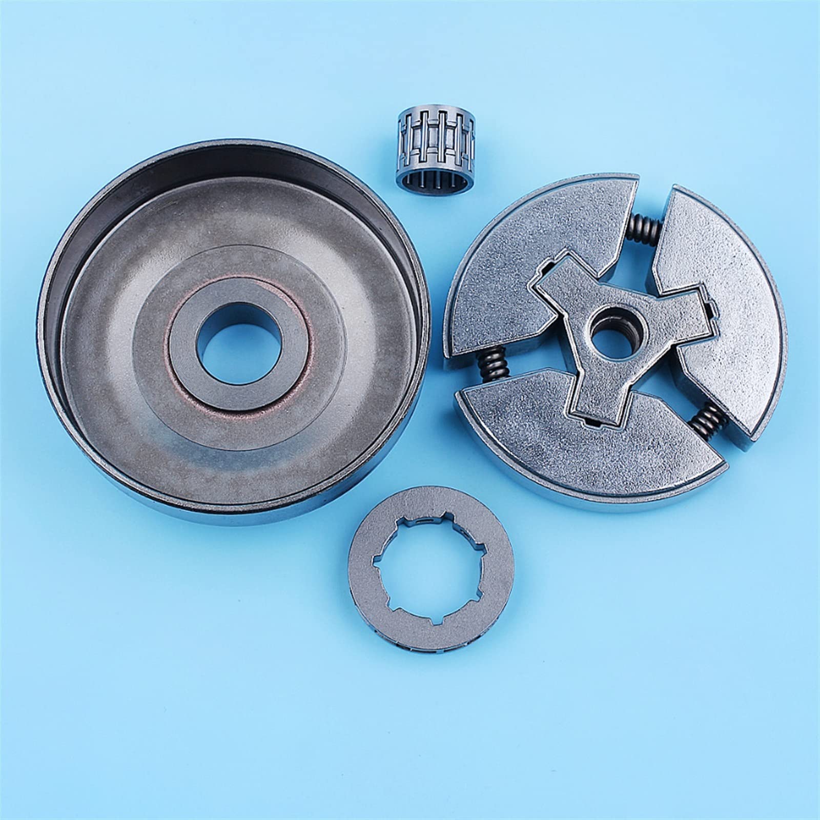 325quot;Kit de cojinete de Aguja de Tambor de Embrague de piñón de llanta Apto for Husqvarna 50 51 55 154 254 EU1 Rancher EPA repuestos de Motosierra