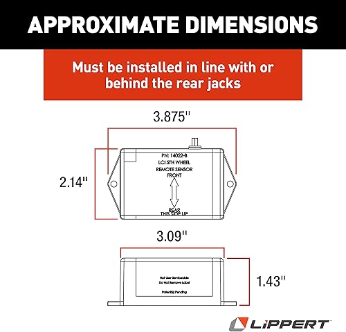 Miniatura 2 de Lippert Componentes 232201 Sensor trasero remoto de nivel automático