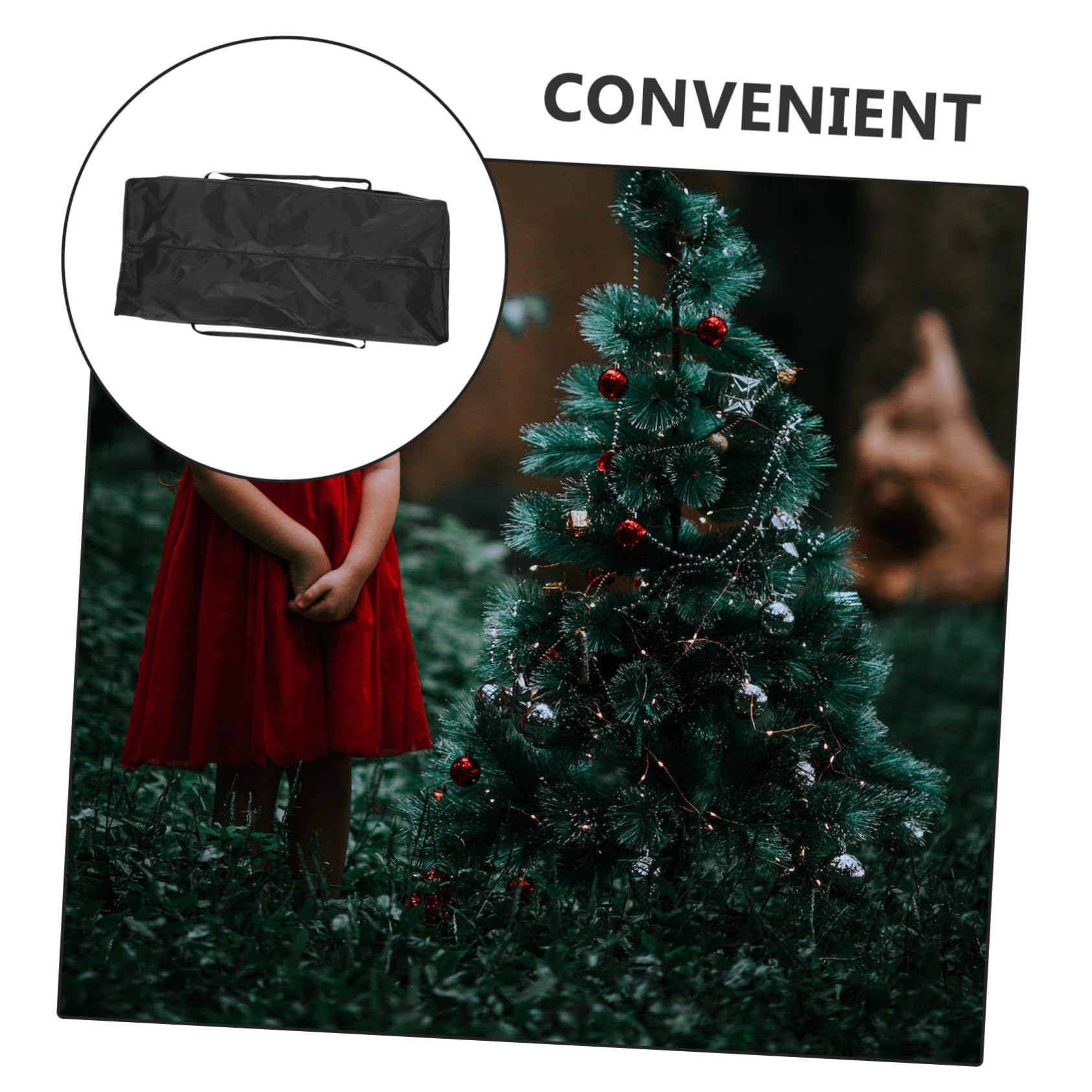 Borsa Stoccaggio Per Albero Natale Contenitore in Per Albero Natale e Pieghevole Supporto Portaoggetti Per Cuscini e Mobili Da Giardino