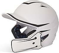 CHAMPRO HX Legend Plus Batting Helmet - Ventilated, Lightweight Baseball Helmet with Adjustable Jaw Guard, NOCSAE Certified