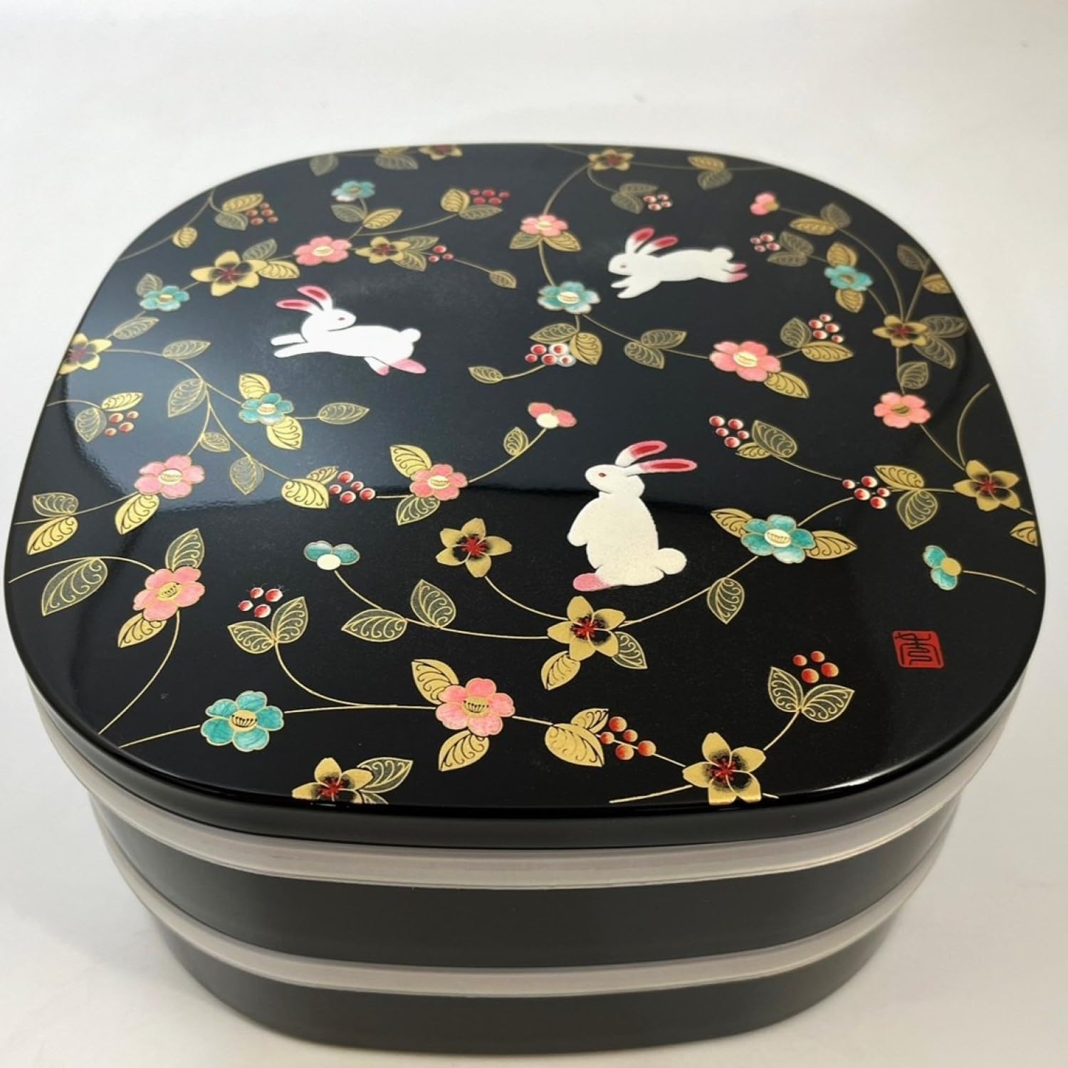 Amazon｜ミタニ 山中漆器 山中塗 重箱 花の小路 7.0くつわ二段