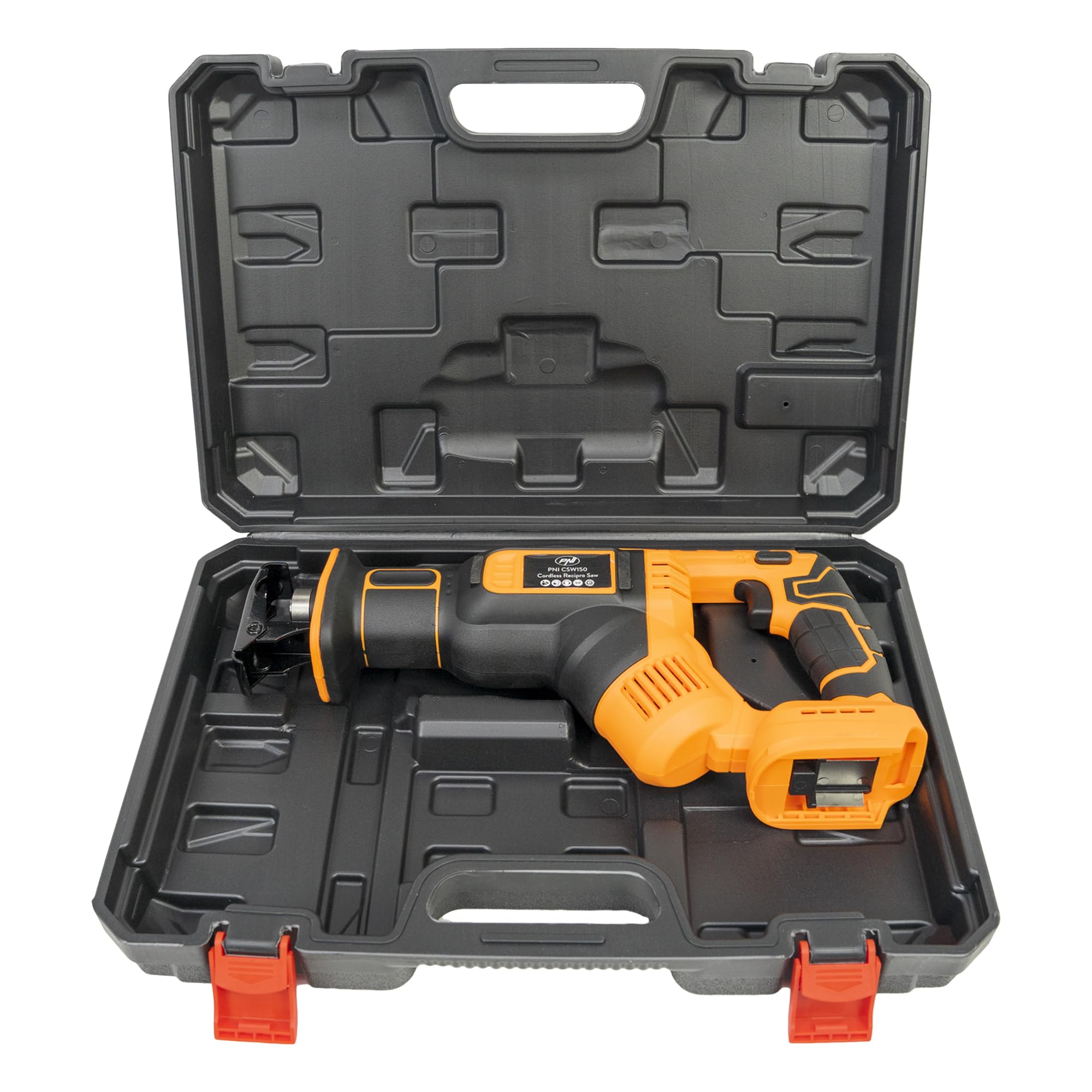 Sierra sable eléctrica PNI CSW150 sin batería, 4 hojas incluidas